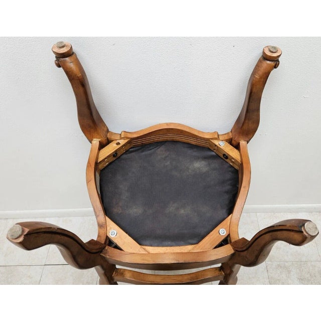 1990s Pair Chairs Ethan Allen Tuscany Pretzel Back Dining Room Side Chairs Newport French For Sale In Philadelphia - Image 6 of 11