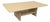 Vintage Rectangular Travertine Coffee Table with Magazine Rack, 1980s For Sale