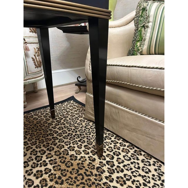 Blue Kallista Blue Writing Desk by Currey & Company For Sale - Image 8 of 10