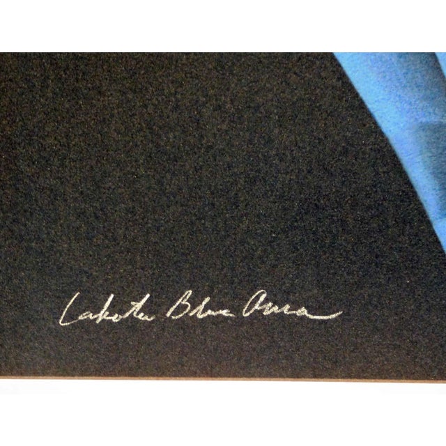 Frank Howell Lakota Blue Aura Serigraph Paper Limited Edition Artwork Unframed For Sale In Denver - Image 6 of 6