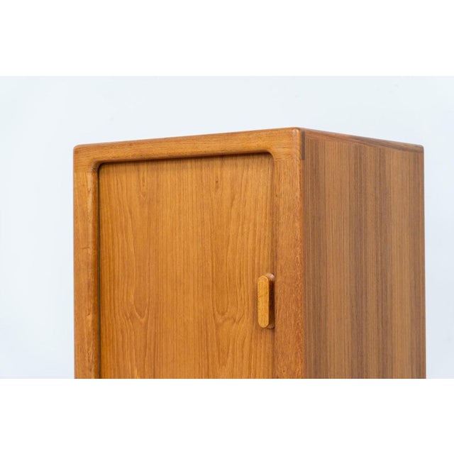 Wood Cabinet with Tambour Door by CFC Silkeborg For Sale - Image 7 of 10