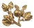 Vintage Italian Gilt Tole Apple on Branch Fruit Toleware Life / Full Size Figure Object For Sale
