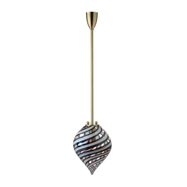 Nero bianco pendant balloon canne by magic circus editions dimensions: h 36 x w 27 x d 27 cm materials: fluted brass,...
