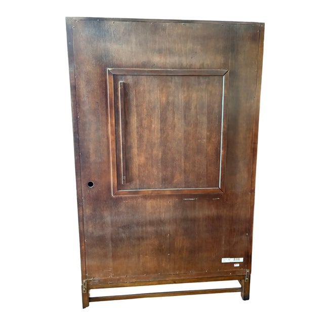 Early 21st Century Ralph Lauren Louvered Media Cabinet Armoire For Sale - Image 5 of 17