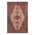 Shabby Chic Tribal Super Kazak Beige/Blue Wool Rug - 5'5'' X 8'1'' For Sale