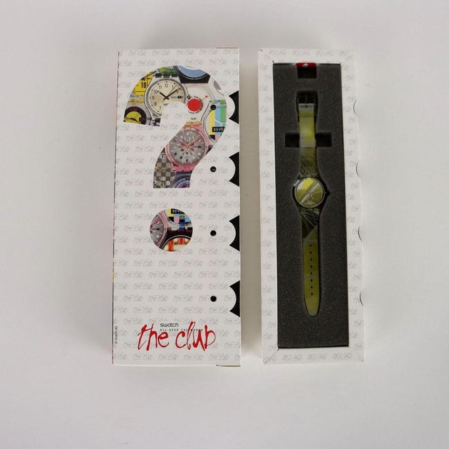Vintage The Club Wristory Surprise Watch from Swatch, Switzerland For Sale - Image 4 of 9