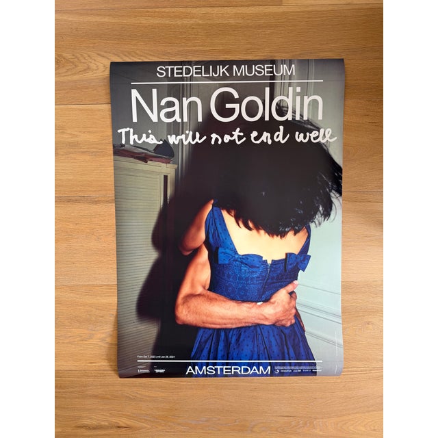 Black Original The Hug Exhibition Poster by Nan Goldin, Netherlands For Sale - Image 8 of 9