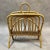 Wood Rattan Magazine Rack, 1960s For Sale - Image 7 of 9