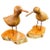 Hand Carved Wood Birds on Wooden Bases - a Pair For Sale - Image 13 of 13