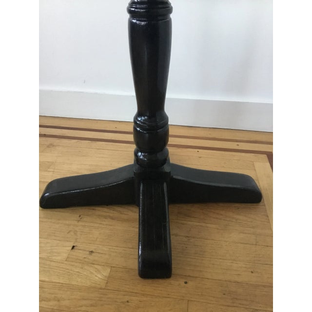 Sand 1990s Vintage Solid Oak, Butcher Block Top Bistro/Pub Table For Sale - Image 8 of 8