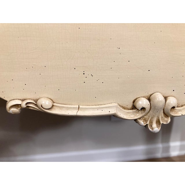 Early 20th Century Cream and Pale Blue Spinet Writing Desk For Sale - Image 15 of 18