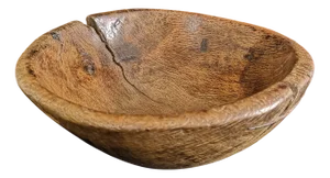 Antique Spanish Holm Oak Bowl, 1800