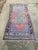 Sky Blue Vintage Nomadic Handmade Wool Rug For Sale - Image 8 of 8