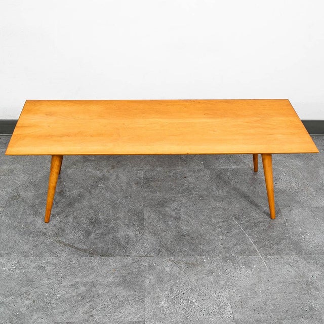 Mid Century Modern Coffee Table Paul McCobb Planner Group Blonde Maple MCM For Sale In Sacramento - Image 6 of 11