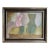 Vintage 1994 Abstract Modernist Still Life Oil Painting by British Artist Julian Brown For Sale