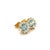 Blue Natural Sapphire Diamond Stud Earrings 14k W Gold 4.98 Tcw Certified For Sale - Image 8 of 10
