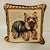 1980s 1980s Vintage Traditional Yorkshire Terrier Tapestry Decorative Pillow. For Sale - Image 5 of 8