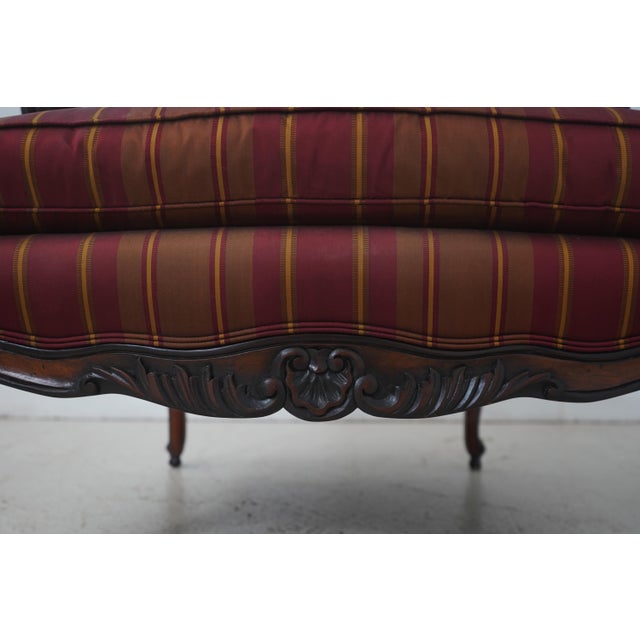 Ej Victor French Louis XV Upholstered Bergere Chair For Sale - Image 16 of 18