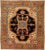 1920s Orange Antique Persian Serapi Handmade Wool Rug With Medallion Motif For Sale In New York - Image 6 of 6