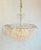 Large Glass And Brass Chandelier - 19 Lights. Up to 250V (Europe/UK Standard).The wiring of this item may be original and...