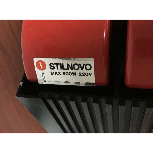 Metal Vintage Italian Model Zagar Wall Lamp by Silvio Carpani for Stilnovo, 1970s For Sale - Image 7 of 18