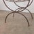 Metal 1920s French Iron Curule Stool For Sale - Image 7 of 11
