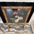 Brown Early 20th Century Late Victorian Bamboo and Painted Glass Firescreen For Sale - Image 8 of 11