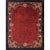 Textile 1920s Minimalist Red Rust Antique Walter Nichols Chinese Art Deco 9'3" X 12' For Sale - Image 7 of 7