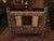 Antique Indian Hand-Carved Wooden Cabinet with Mirror Inlay and Hidden Compartment For Sale - Image 6 of 9
