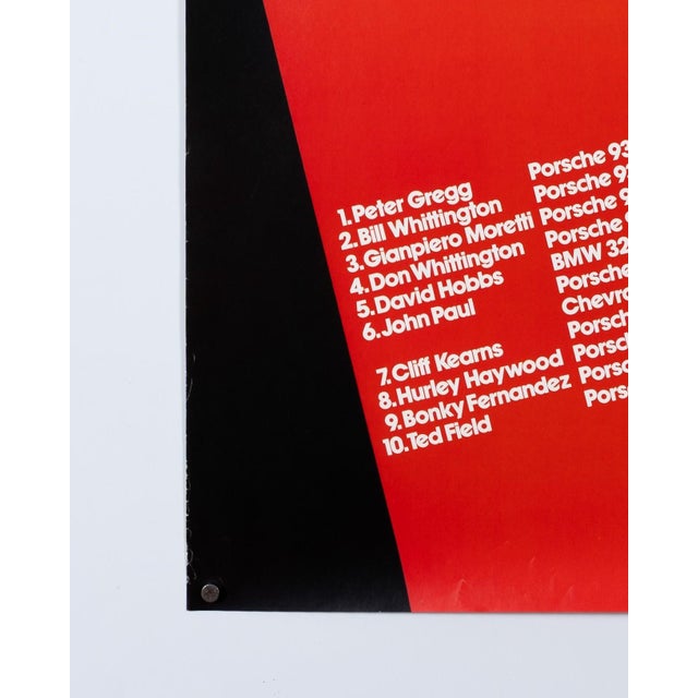 Paper Original Porsche Poster by Strenger Advertising Agency For Sale - Image 7 of 9