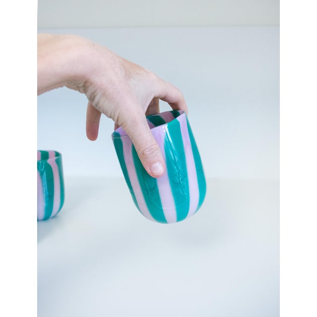 Drinking Set by Maryana Iskra for Ribes Studio, Set of 6 For Sale - Image 4 of 11