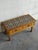 Vintage Danish Oak Tile Top Entry Table Bench by Henning Kjærnulf For Sale - Image 4 of 10