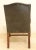 Vintage Kindel Armchair With Worn Distressed Black Leather For Sale - Image 12 of 12