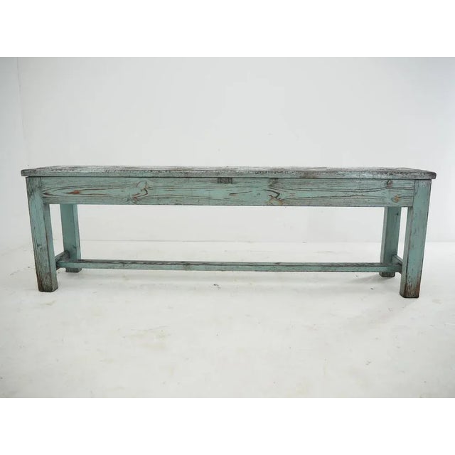 Vintage Industrial Bench, 1930s For Sale - Image 9 of 12