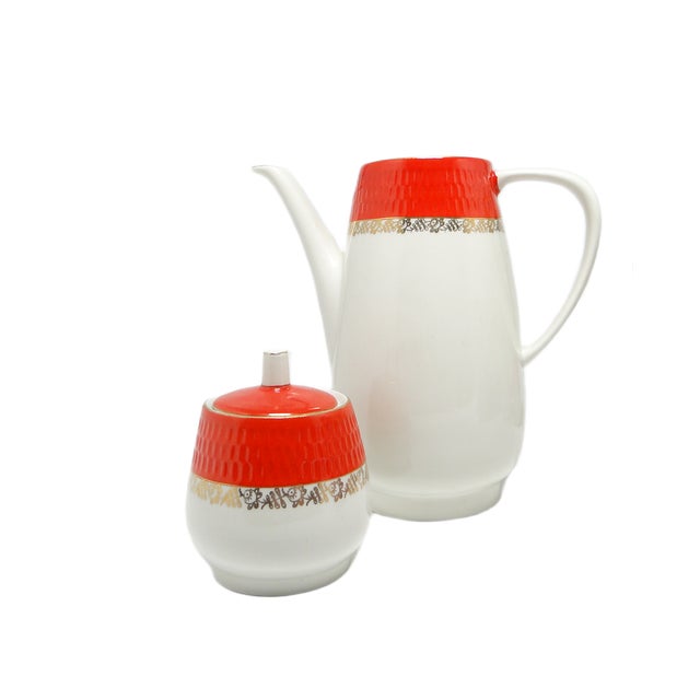 Postmodern Sugar Bowl and Pot, Poland, 1970s, Set of 2 For Sale - Image 11 of 11