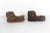 Wood Vintage Folk Art Hand Carved Wood Boot Candleholders, a Pair For Sale - Image 7 of 8