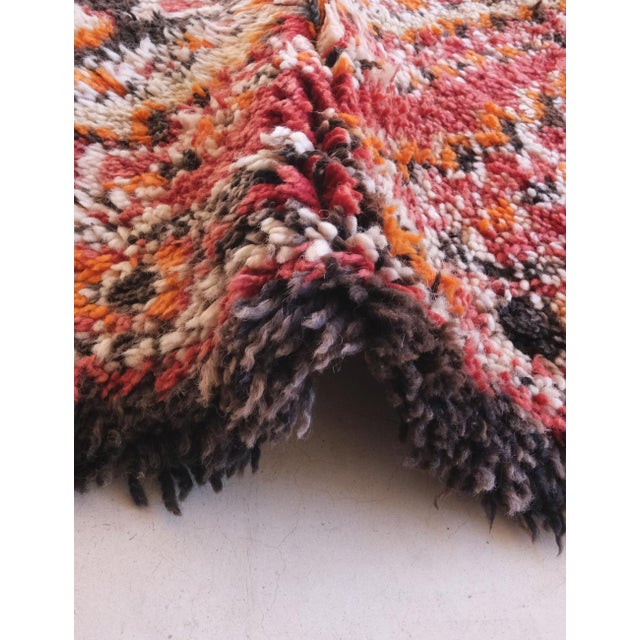Textile Authentic Vintage Moroccan Rug - 12.5 X 6.8 Ft For Sale - Image 7 of 11