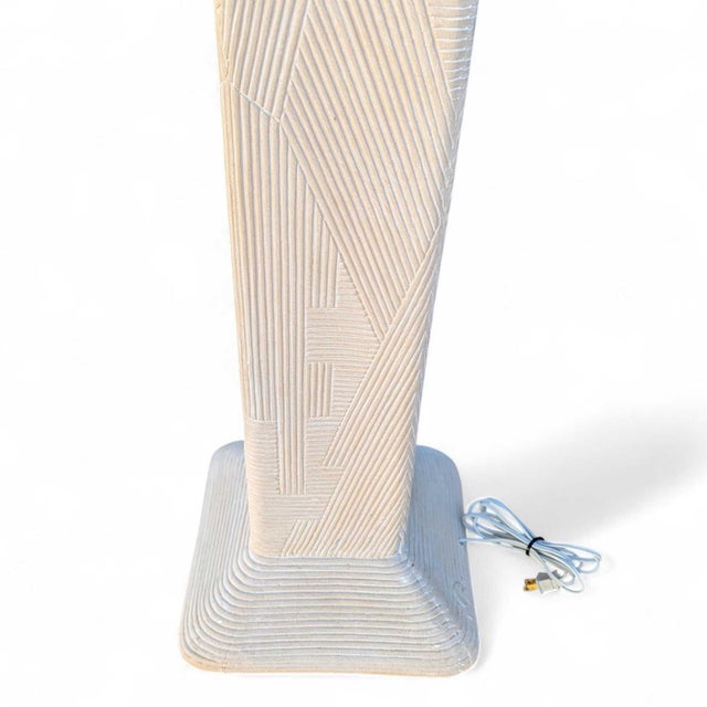 1980s Postmodern Plaster Floor Lamp by Dynasty Gallery For Sale - Image 15 of 18