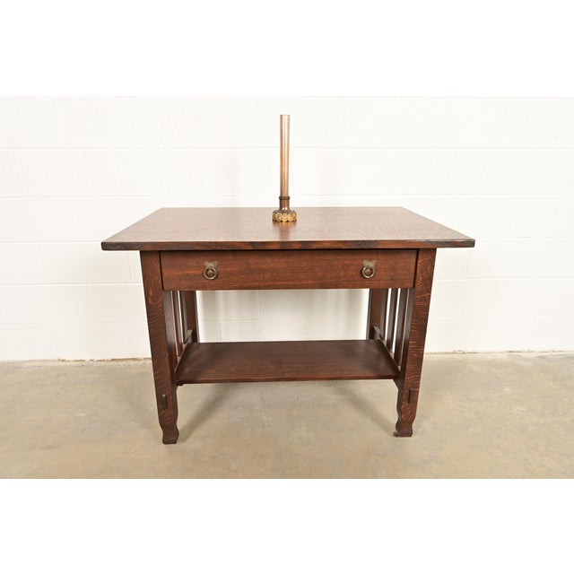 Tiffany Studios New York Favrile Iridescent Art Glass Tall Bud Vase on Bronze Doré Stand For Sale - Image 11 of 12