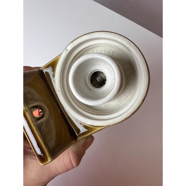 Glass Brown Model 6060 Wall Lamp by Sigvard Bernadotte for Ifö For Sale - Image 7 of 10