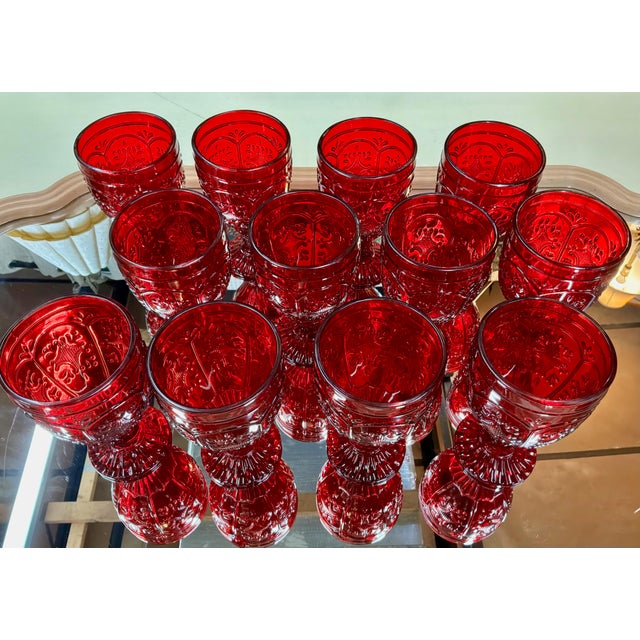 2020s Fitz and Floyd Trestle Goblets - Set of 12 For Sale - Image 5 of 5