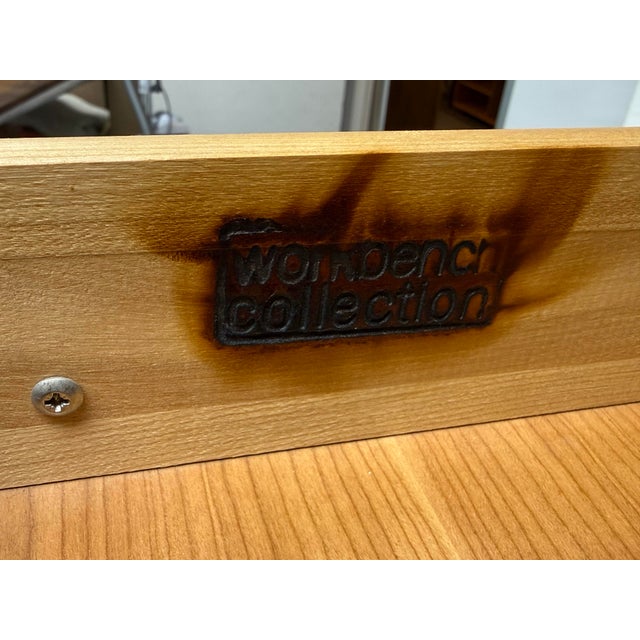 Wood Shaker Style Workbench Collection Lingerie Chest of Drawers For Sale - Image 7 of 12