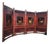 Meiji Screen with Lacquer Panels, Japan, Late 19th Century For Sale