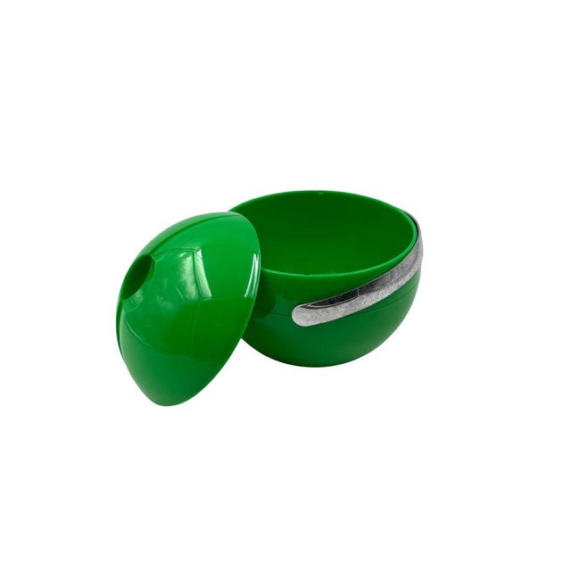 Space Age Green Ice Bucket, 1960s For Sale - Image 9 of 13