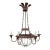 Niermann Weeks Iron & Crystal Chandelier For Sale