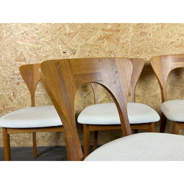 Oak Model Peter Dining Chairs by Koefoeds Hornslet, 1960s, Set of 4 For Sale - Image 11 of 18