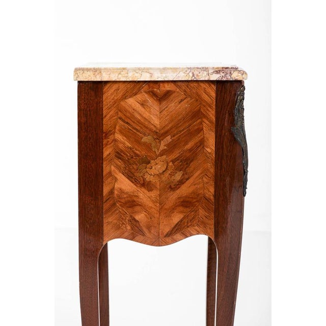 Louis XV Marquetry Bedside Cabinets, Set of 2 For Sale - Image 14 of 16