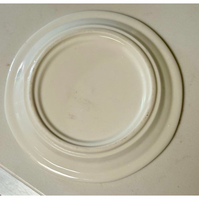 1990s 63rd Anniversary Blue and White Casa Oaci Puerta Cerrada, Madrid Ashtray Catchall For Sale - Image 5 of 7