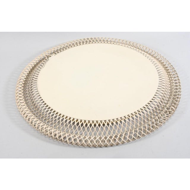 Mid-Century Modern Wall Mirror from Vereinigte Werkstätten München, Germany, 1950s For Sale - Image 4 of 10