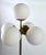 Five Globe Light Sputnik Floor Lamp in Brass and Black For Sale - Image 4 of 11